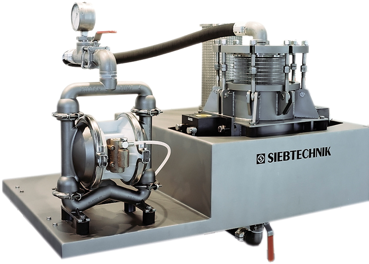 Suspension control screening machine SKS 202 with pump
