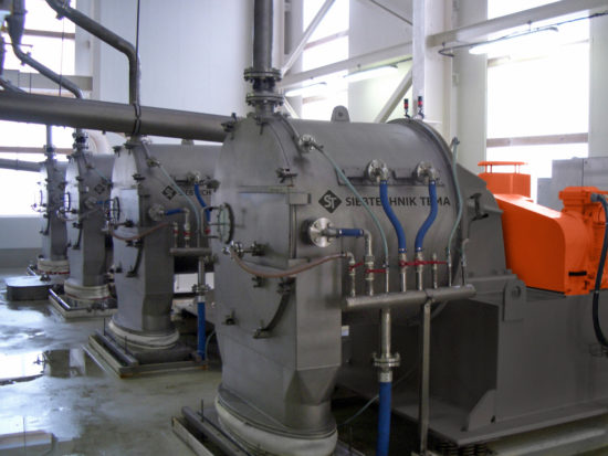 Pusher centrifuge SHS for potassium chloride
