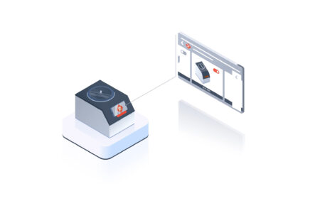 die neue Generation der SIEBTECHNIK TEMA Laborgeräte wird per App gesteuert. App und Maschine verbinden sich über Bluetooth.